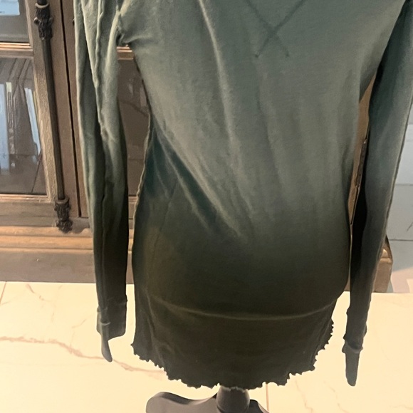 We The Free Dark Olive Button-Down Shirt - Picture 3 of 6